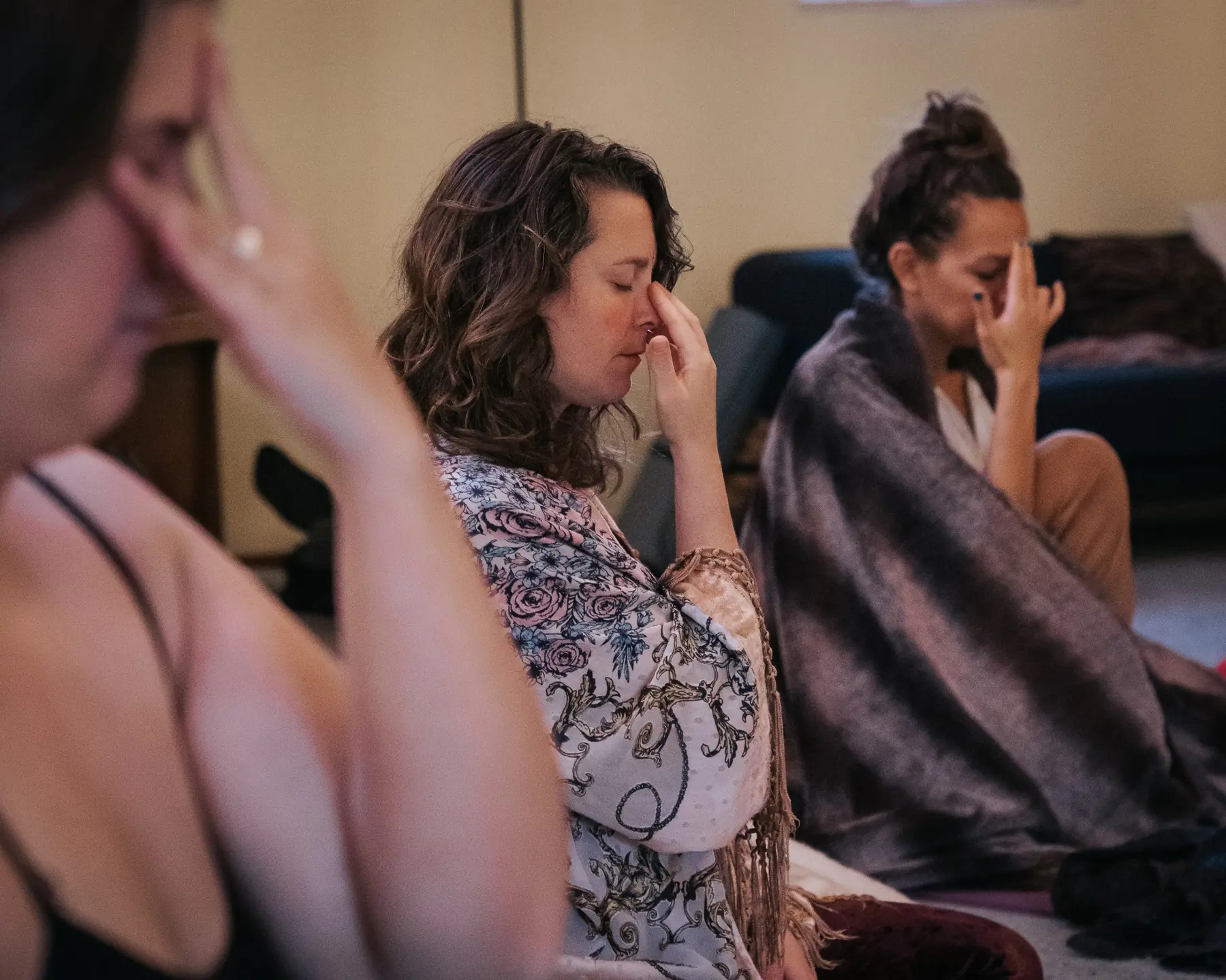 Breathwork sessie in sfeervolle setting